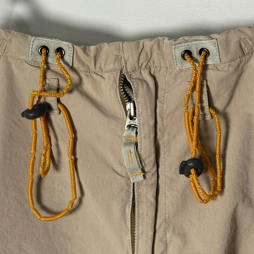 Abercrombie Vintage Y2K Paratrooper Cargo Pants Tan Khaki Youth XL 34x27